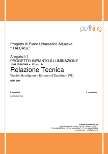 Allegato I.1 - Relazione tecnica impianto illuminazione