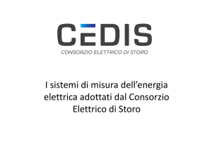 I sistemi di misura dell`energia elettrica adottati dal