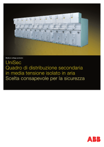 UniSec Quadro di distribuzione secondaria in media tensione
