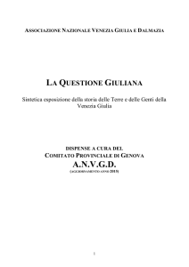 LA QUESTIONE GIULIANA - Istituto Parentucelli