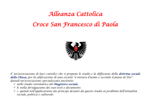 Alleanza Cattolica Croce San Francesco di Paola