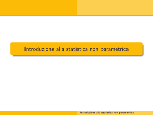 Introduzione alla statistica non parametrica