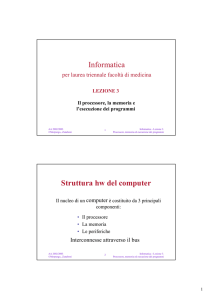 Informatica Struttura hw del computer