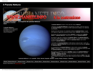 Il pianeta Nettuno - Pianeti del Sistema Solare, il Sole e le stelle dell
