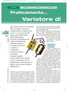 Variatore di