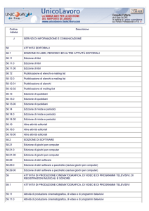 J servizi di informazione e comunicazione