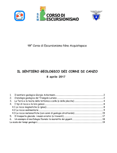 il sentiero geologico dei corni di canzo