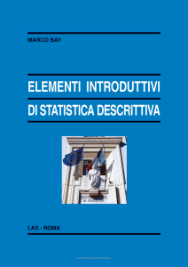 Elementi introduttivi di statistica descrittiva