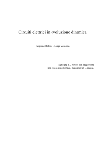 Circuiti elettrici in evoluzione dinamica