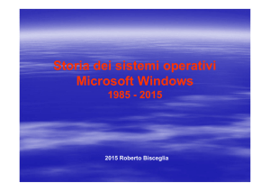 Storia dei sistemi operativi Microsoft Windows