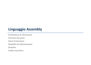 Linguaggio Assembly