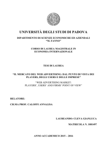 UNIVERSITÀ DEGLI STUDI DI PADOVA