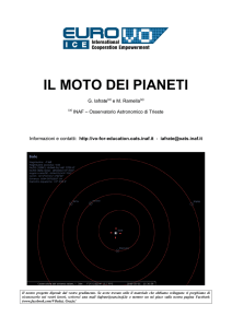 Il moto dei pianeti