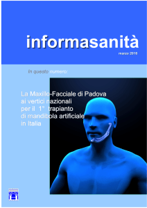 informasanita` marzo 2016 - Azienda Ospedaliera di Padova