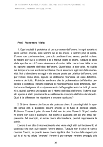 Etica dell`onore - Università degli Studi di Palermo