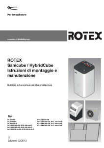 ROTEX Sanicube / HybridCube Istruzioni di montaggio e
