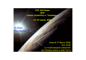 Il Clima che Cambia - Osservatorio Astronomico di Capodimonte
