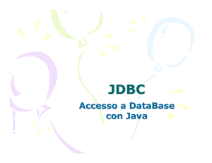 Accesso a DataBase con Java