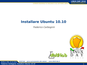 Installare Ubuntu - distil-lab