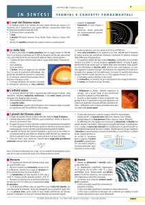 Sistema Solare in Sintesi - Associazione Astrofili Aurunca