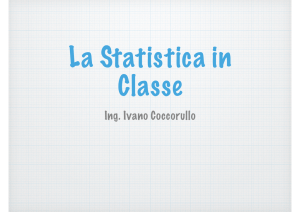 La statistica - Ivano Coccorullo