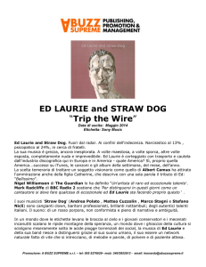 ED LAURIE and STRAW DOG “Trip the Wire”