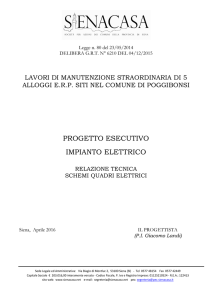 E06 Relazione Impianto Elettrico