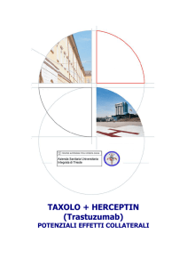 TAXOLO + HERCEPTIN - Ospedali riuniti di Trieste