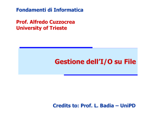 File - Università degli Studi di Trieste