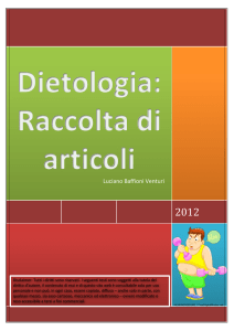 Raccolta dietologia - Pesaro, dietologia e medicina estetica