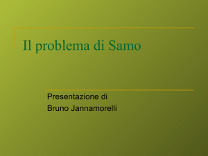 Il problema di Samo