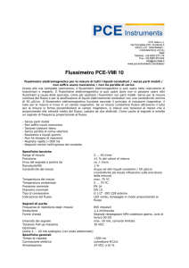 Flussimetro PCE-VMI 10