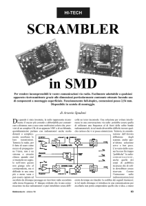 SCRAMBLER in SMD - Futura Elettronica