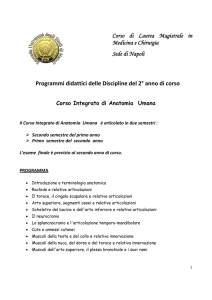 Corso di Laurea Magistrale in Medicina e Chirurgia Sede di Napoli