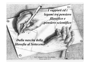 filosofia e scienza 1