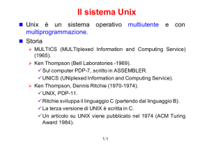 Il sistema Unix