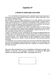 CORSO SULLE GEOMETRIE NON EUCLIDEE