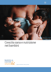 Crescita sana e nutrizione nei bambini