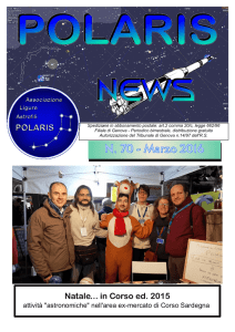 N. 70 - Associazione Ligure Astrofili POLARIS