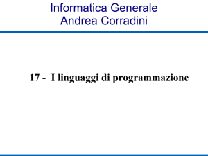 Informatica Generale Andrea Corradini