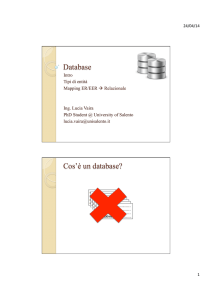 Database Cos`è un database?
