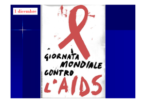 Presentazione HIV e AIDS -CURA e DIAGNOSI