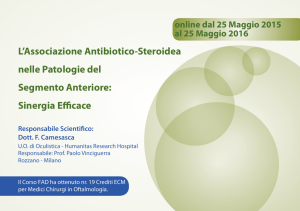 L`Associazione Antibiotico-Steroidea nelle Patologie del Segmento