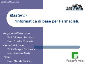 Le interfacce di I/O - Dipartimento di Farmacia