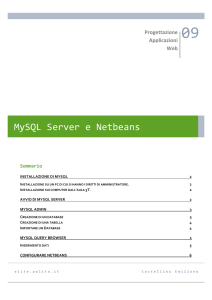 MySQL e Netbeans - e-Lite