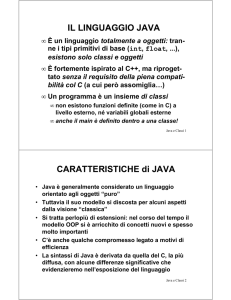 Introduzione a Java