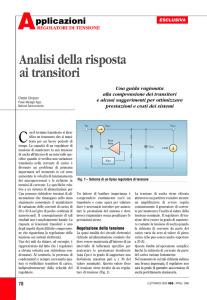 Analisi della risposta ai transitori