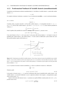 A.1.2 Trasformazioni Nonlineari di Variabili Aleatorie