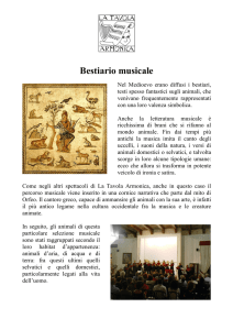 Bestiario musicale - Associazione La Tavola Armonica
