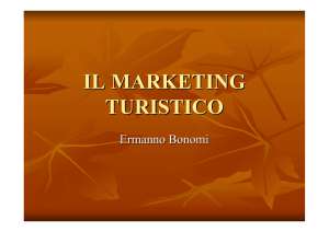 il marketing oriented - Provincia di Pistoia